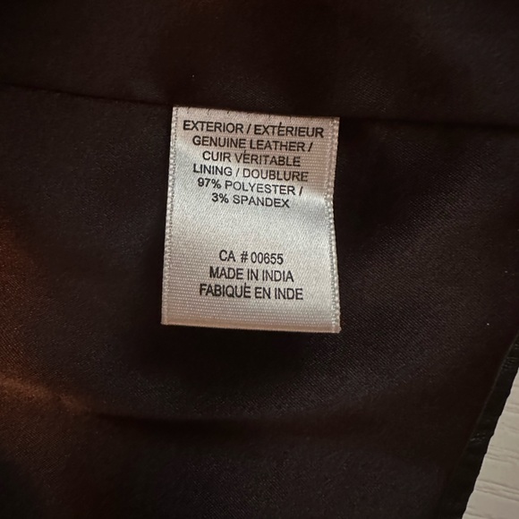 Cassis black leather jacket - Picture 2 of 8